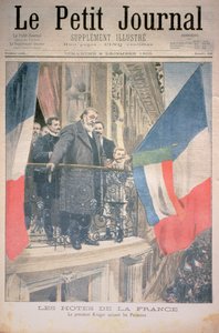 French Hosts: President Kruger Greets the Parisians, front cover of Le Petit Journal, 9 December 1900